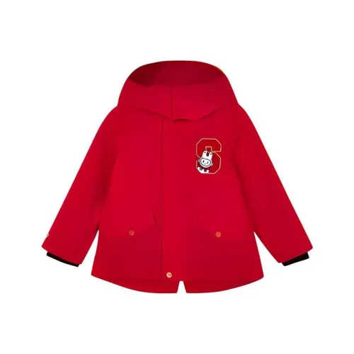 Skechers Kids Куртки и Пальто Гонка Красный Детский