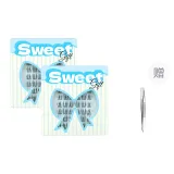 Клей-Бесплатно Нерегулярные Тайский Макияж *2 [Включает Пинцет]