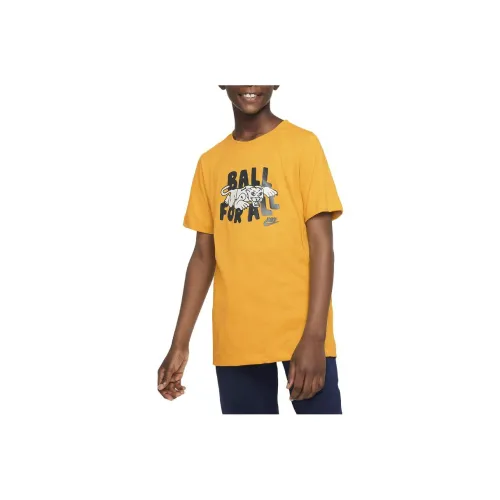 NIKE Желтые Детские Футболки