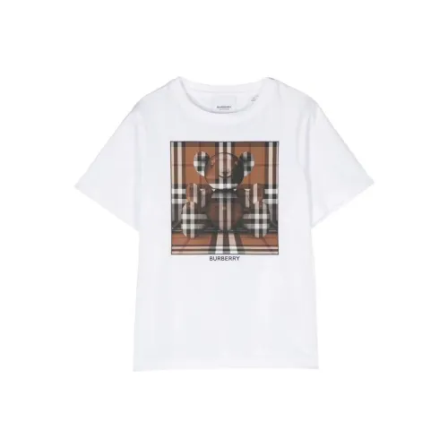 Burberry Белые Детские Рубашки T