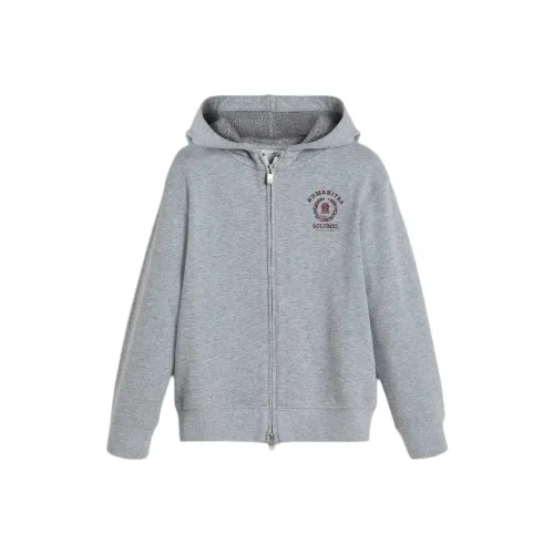 Brunello Cucinelli Серый Kids Свитшоты