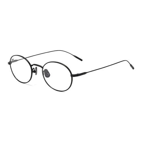 Fakeme Титан Круглые Оправы для очков Унисекс Черный