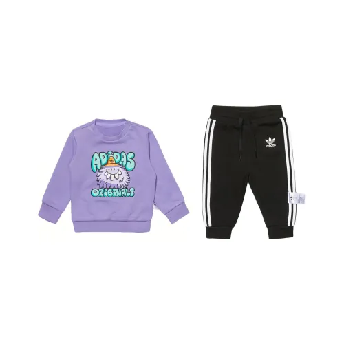 Adidas Originals Повседневная Спортивная Одежда KEVIN LYONS Фиолетовый+Черный Детский