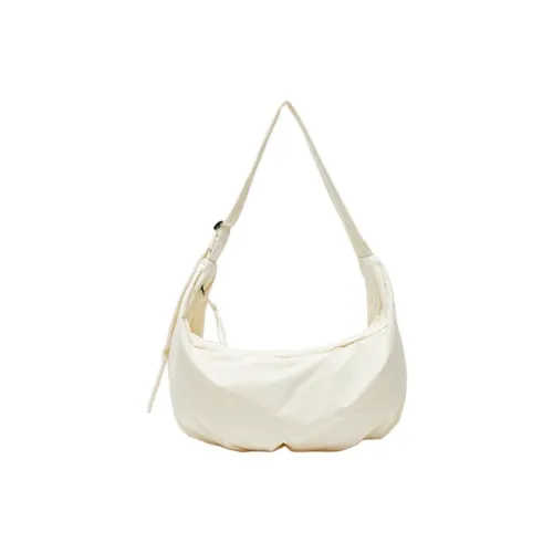 Three Blessings Canvas Bag Pouch Crossbody Bag Shoulder Bag Medium Women's Ivory Gray Green Black Три Благословения Холщовая Сумка Сумка-пельмени Плечевая Сумка Средняя Женская Слоновая Кость Серый Зеленый Черный