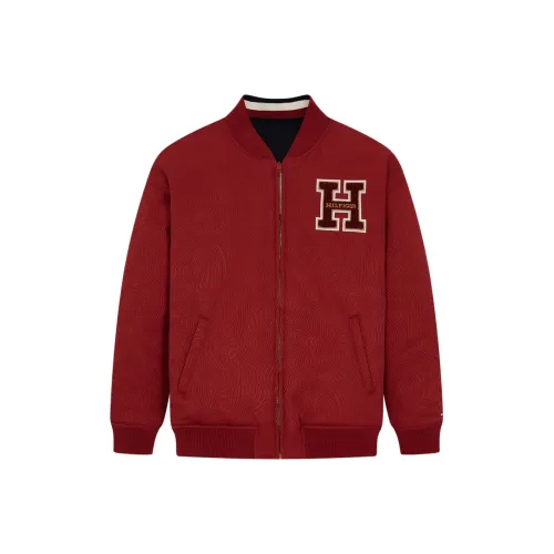Tommy Hilfiger Новогодний красный/Темно-синий 105 Kids Утеплённые куртки
