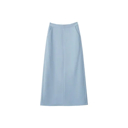 AMII Женские Повседневные Длинные Юбки