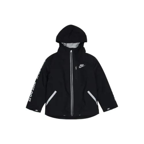 nike Куртки Пальто Черный Дети Возраст 3-7 Лет