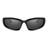 Крутой черный с черно-серыми линзами