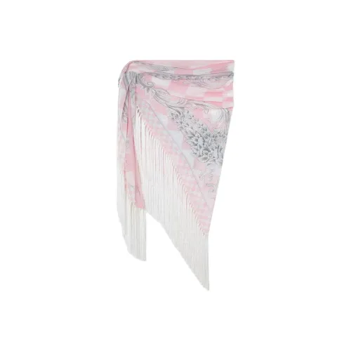 VERSACE SS24 Облегающая Юбка Женская Розовая