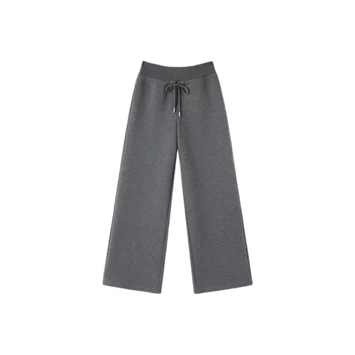 SHIRAN Темно-серые Женские Повседневные Брюки