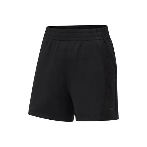 LINING Fitness Series Черные Женские Спортивные Шорты