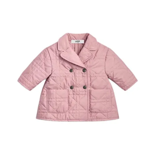 DIOR Хлопковый пуховик Розовый для младенцев и малышей