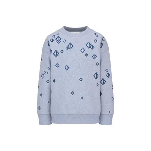 DIOR Свитшот Светло-Серый Синий Детский