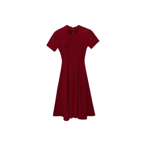 ARIADNAW STUDIO Короткий рукав Платье Женское