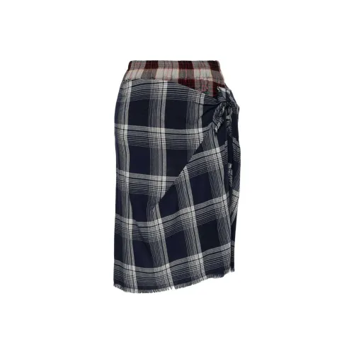 Vivienne Westwood SS24 Casual Long Skirt Women's Multicolor