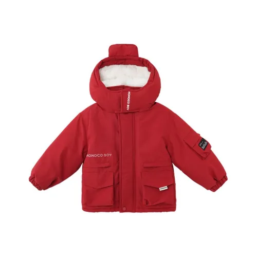 Mami Macca Хлопковый пуховик Красный для детей 3-7 лет