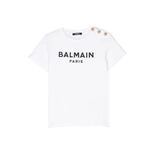 BALMAIN T-рубашка SS24 Белая Детская