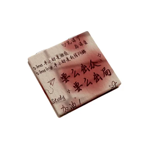 JIXUAN GOOD Looking Текст Портативный Складной Кожаный верх Двойной С откидной крышкой Зеркала MAKE UP