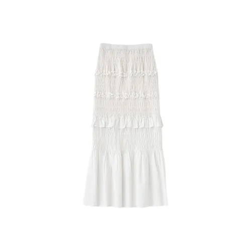 Сотрудничество MOUSSY Повседневная Длинная Юбка Женская