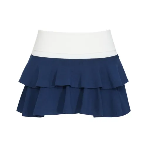 OROI Повседневные короткие юбки женские синие