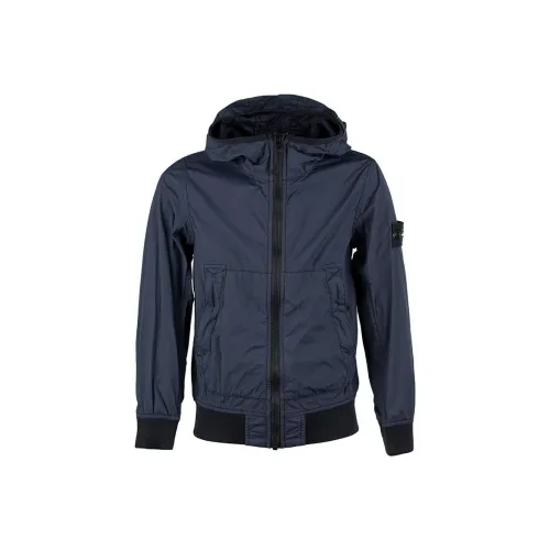STONE ISLAND Темно-синие Детские Куртки