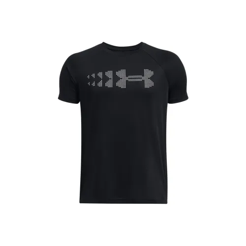 Under Armour Технический черный Kids T-рубашки