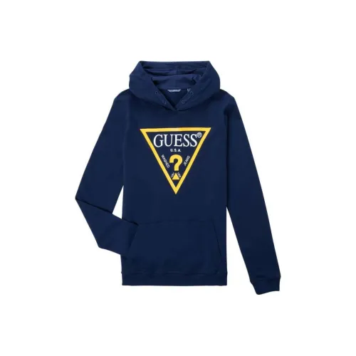 GUESS Свитшот Морской Синий Детский