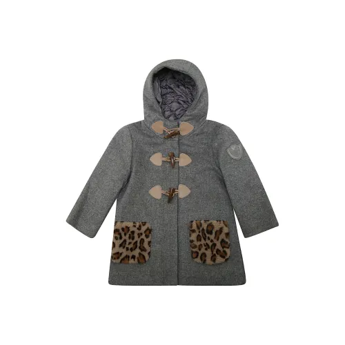 MONNALISA Серый Kids Шерстяное пальто