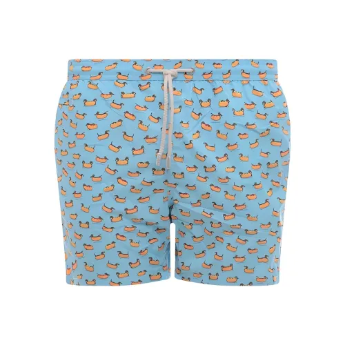 MC2 SAINT BARTHELEMY SS23 Пляжные шорты Мужские Синие
