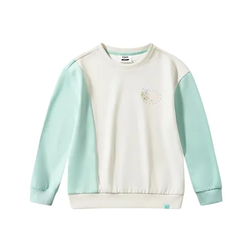 QIAODAN Свитшот Навес Белый Эмаль Зеленый Подростки