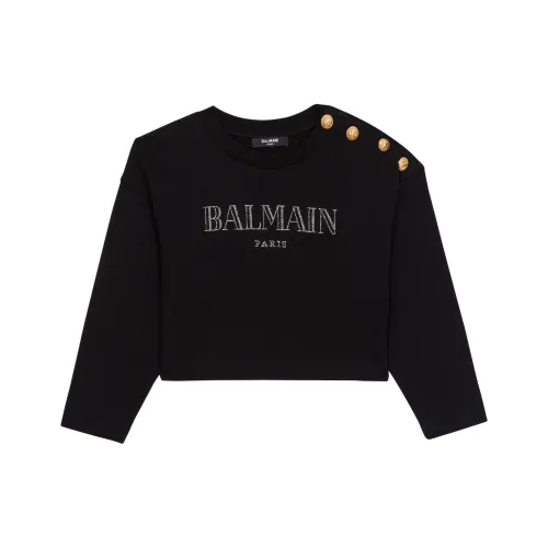 BALMAIN Свитшот FW24 Черный Детский