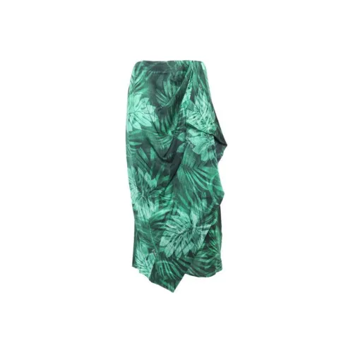ERMANNO SCERVINO Повседневный Длинный Юбка Женские Зеленый