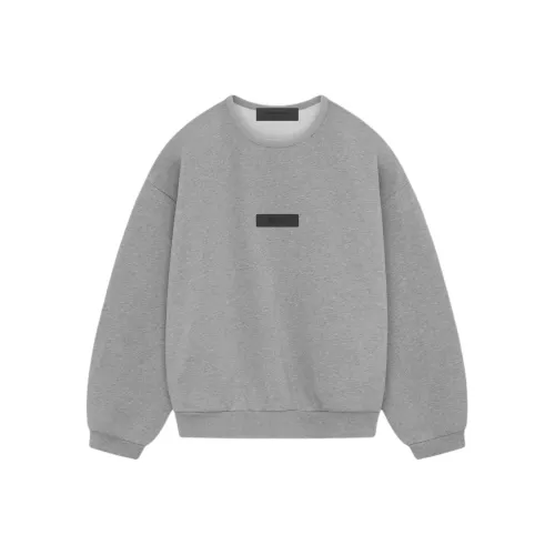 Fear Of God Essentials Толстовка SS24 Kids Crewneck Темно-пшеничный серый Детский