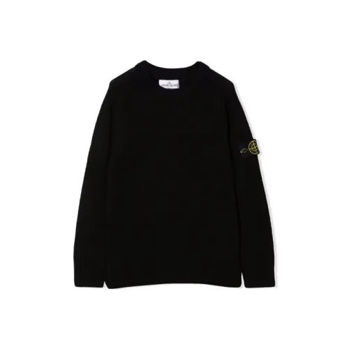 STONE ISLAND Черный Kids Свитеры