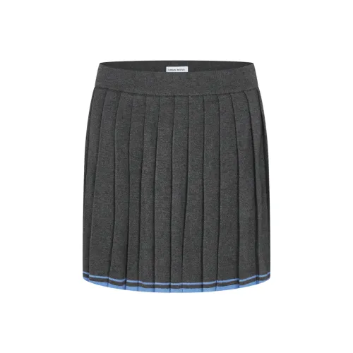 URBAN REVIVO Повседневные короткие юбки Женские Холодный серый