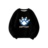 Флисовая подкладка, черный Paw