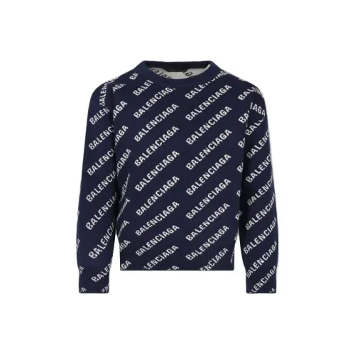 BALENCIAGA Синий Kids Свитеры