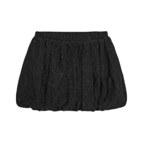 ZARA Повседневные короткие юбки Женские Черный