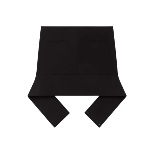 COURREGES SS25 REVERSED Ремень Mini Skirt Повседневные короткие юбки Женские Черный Черный