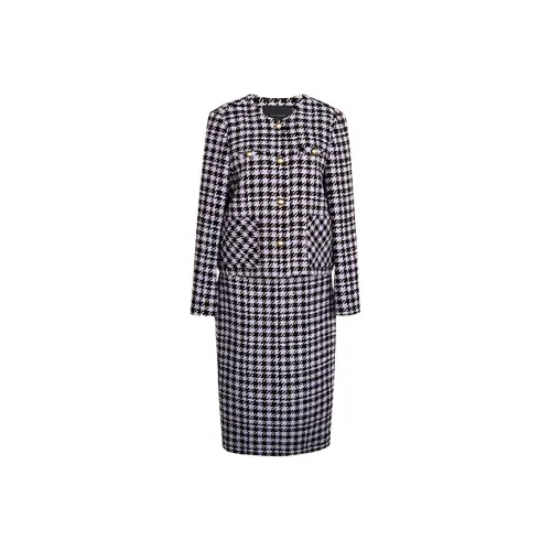 ROEYSHOUSE Комплект с юбкой Женская в узоре "гусиная лапка"