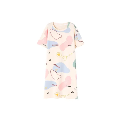 William Женские ночные сорочки с цветным изображением