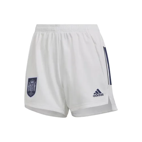 Adidas Испания Белые Женские Футбольные Штаны