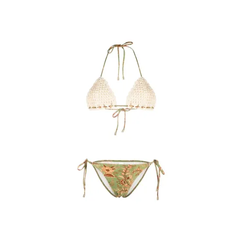 Zimmermann SS24 Бикини Женские Grass Зеленый