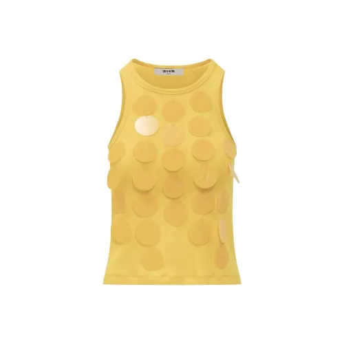 Jean Paul Gaultier Майка Женская Желтая