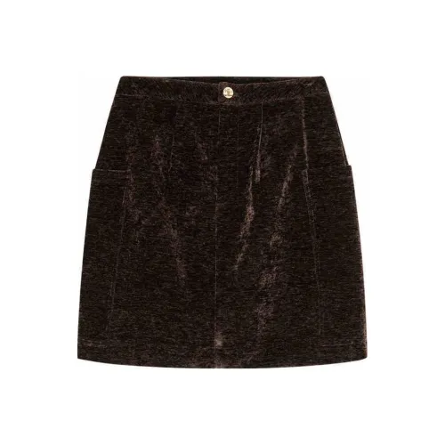 DKNY Повседневные короткие юбки Женские CAMEL