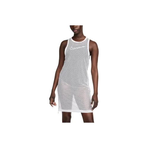nike Mesh COVER UP Dress Swimwear Женская Белая