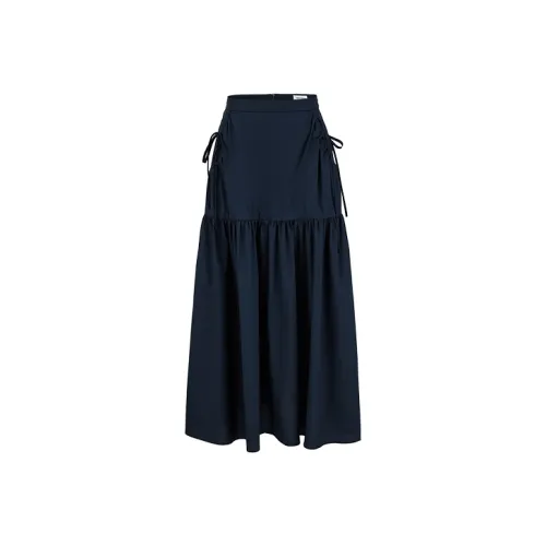 URBAN REVIVO Повседневные короткие юбки Женские Ink Синий