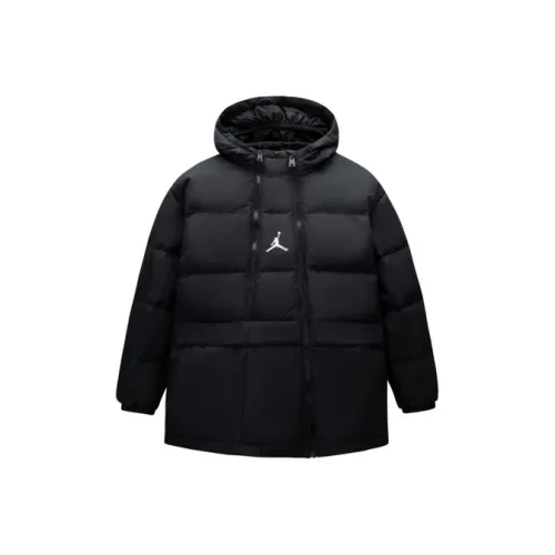 Джордан Пуховик Глубокий Черный Подростки