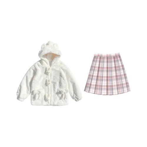 Комплект Bunny Hug Пальто + Endless Love Юбка Женская Униформа