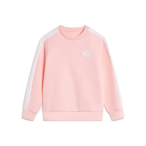 LINING YOUNG Толстовка Sports Life Collection Оболочка Пудра Milky Белый Детский